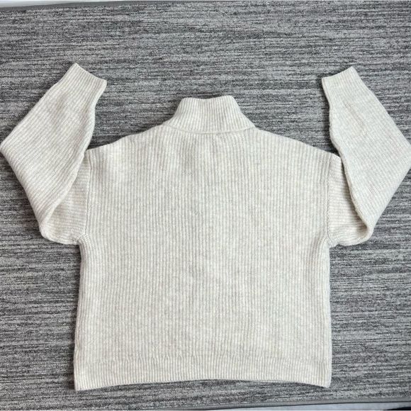Vince Camuto Pullover Sweater Ladies Large Malted Half Zip Knitted Soft Comfy - Picture 3 of 8